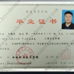 白城职业技术学院专科毕业证样本