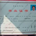 梅河口康美职业技术学院大专毕业证样本