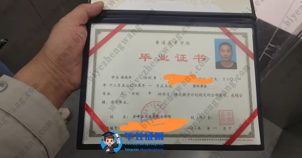 赤峰应用技术职业学院毕业证样本
