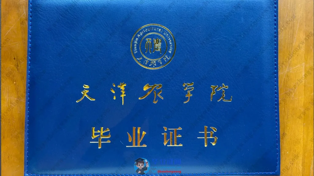 天津农学院本科学士学位毕业证外壳模板