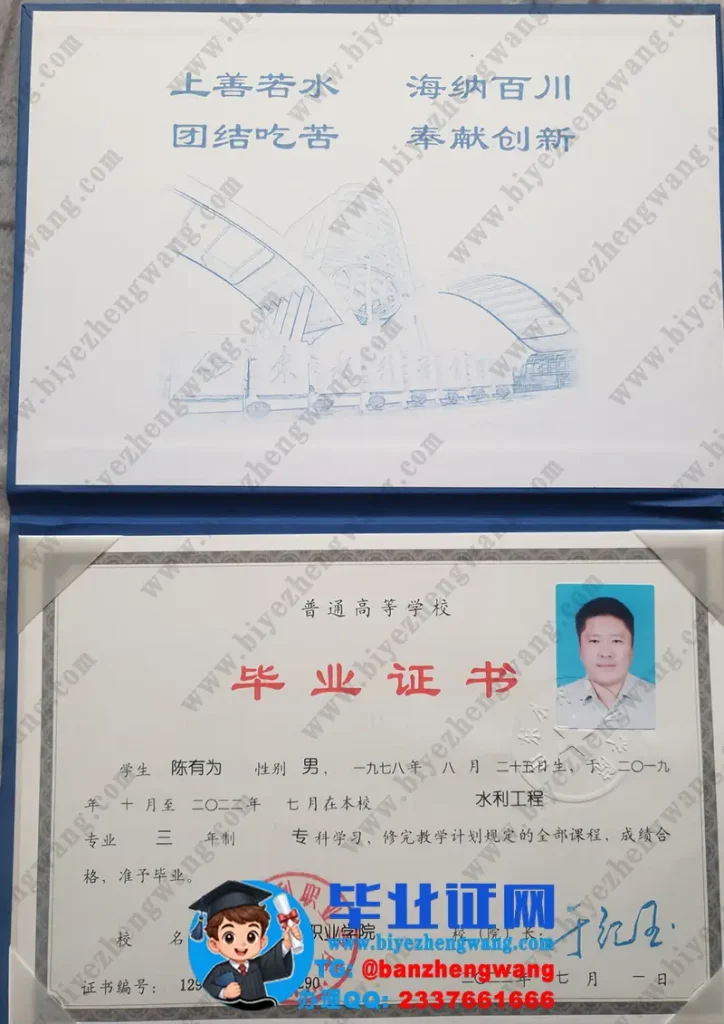 山东水利职业学院职业技能等级中级证书专版高清模板