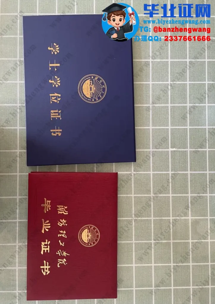潍坊理工学院毕业证外壳样本