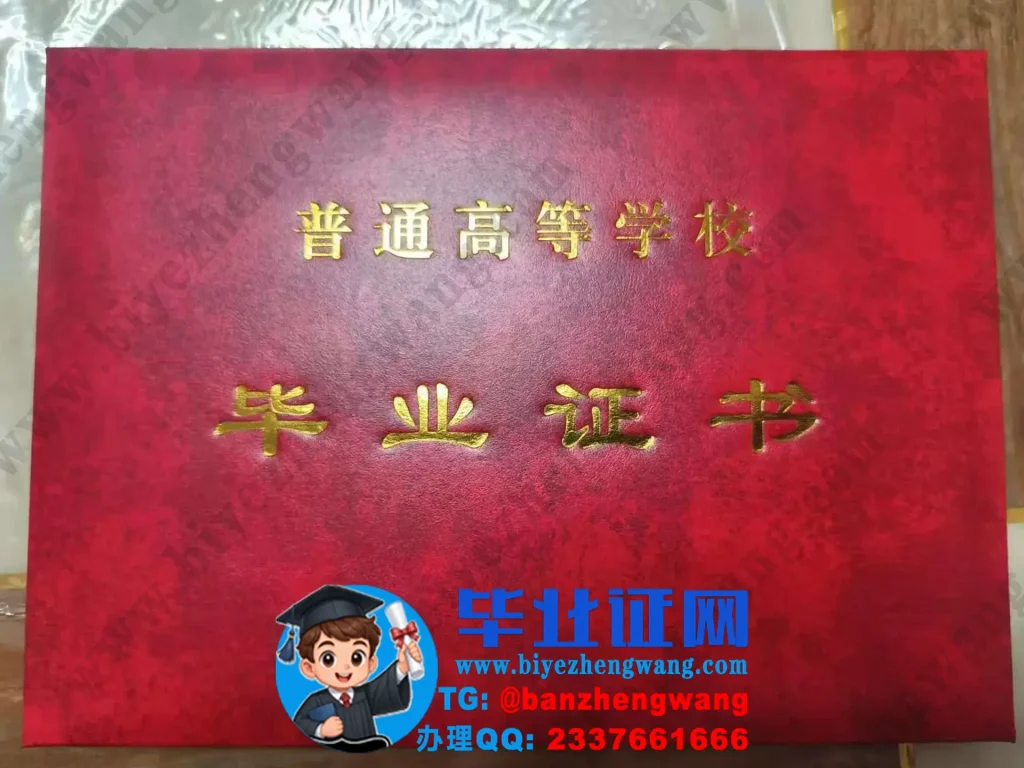 漳州职业技术学院大专毕业证外壳(外套图片定制)样本