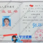 补办浙江外国语学院毕业证-浙江外国语学院工商管理专业专科毕业证模板