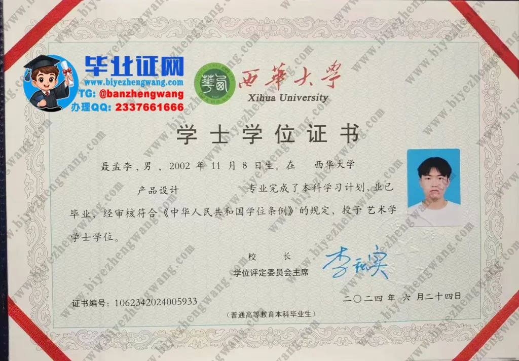 西华大学2024届(产品设计)艺术学学士学位证高清样张